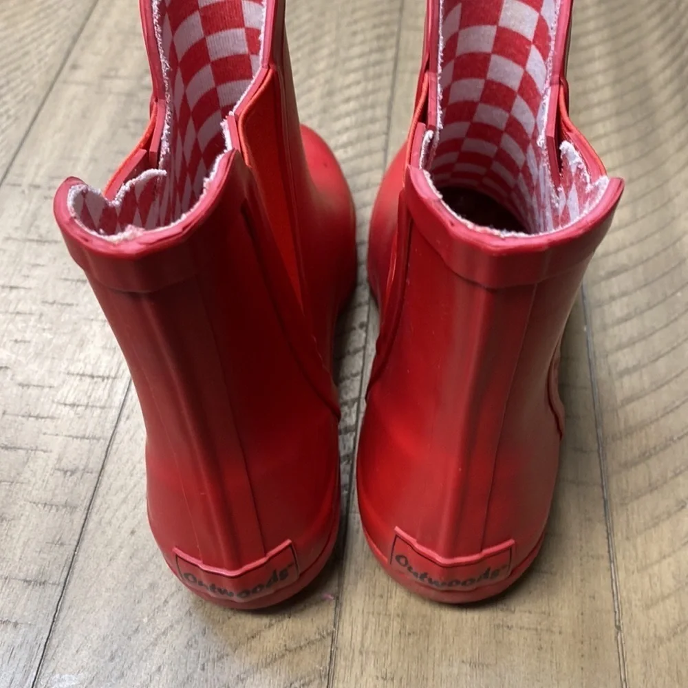 OUTWOODS Women's Sammie Waterproof Chelsea Rain Boot size 6